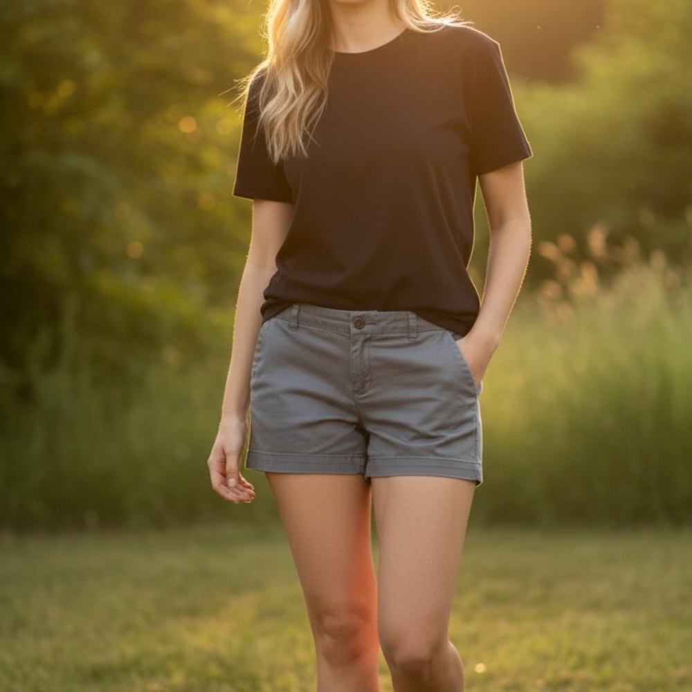 Merona Gray Cotton Shorts